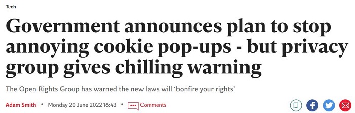 cookie news screenshot