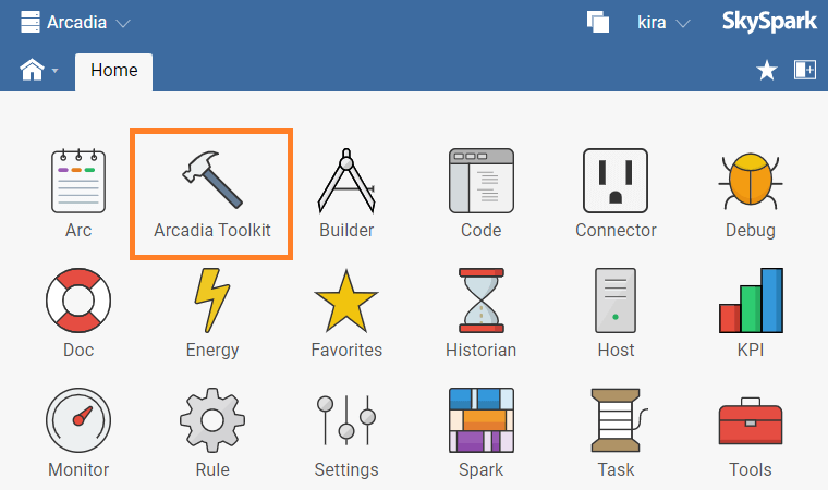 Arcadia toolkit image