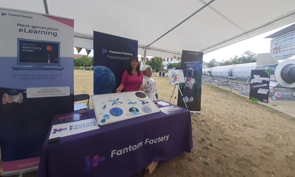 photo of our exhibition table