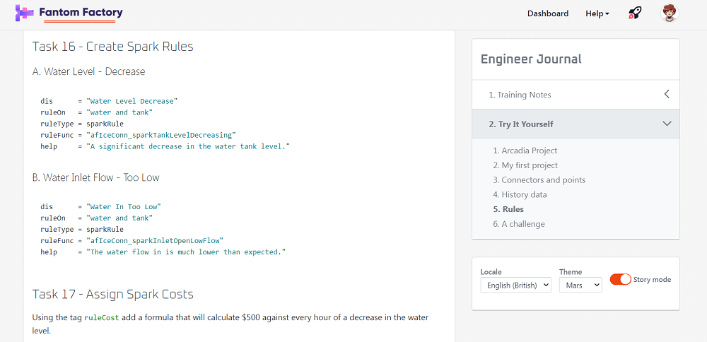 engineer exercises screenshot
